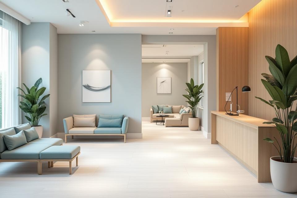 Intérieur moderne et apaisant du centre Harmonie Vocale à Lyon